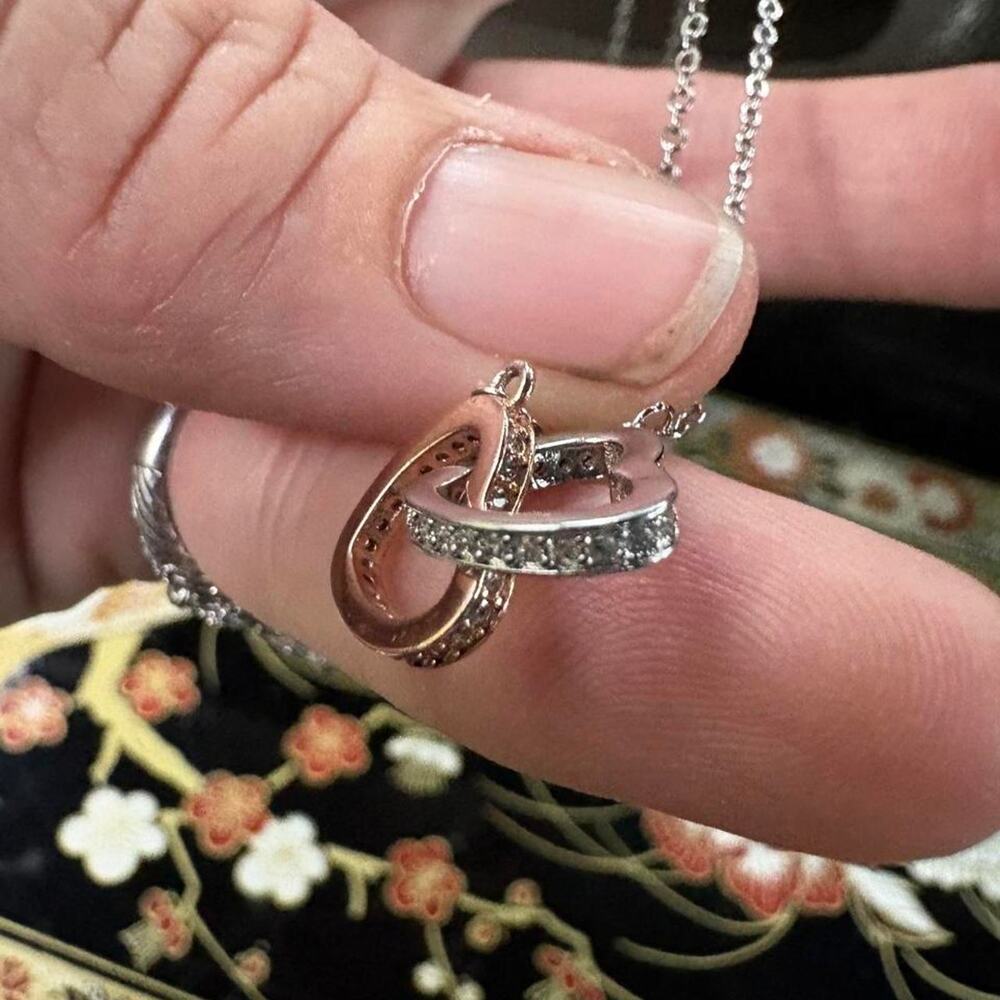 925 silver heart pendant necklace